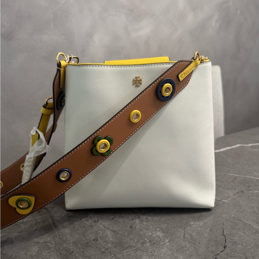 TORY BURCH EMERSON NOVELTY BUCKET BAG